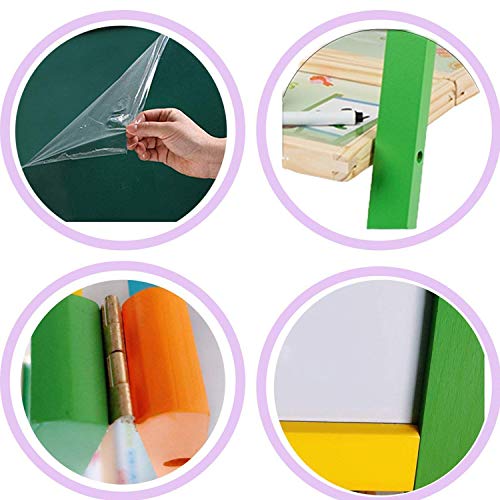 3 Jacootoys+Standing+Two+Sided+Whiteboard+Chalkboard