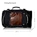 ibagbar Canvas Backpack Travel Bag Hiking Bag Camping Bag Rucksack Black Large