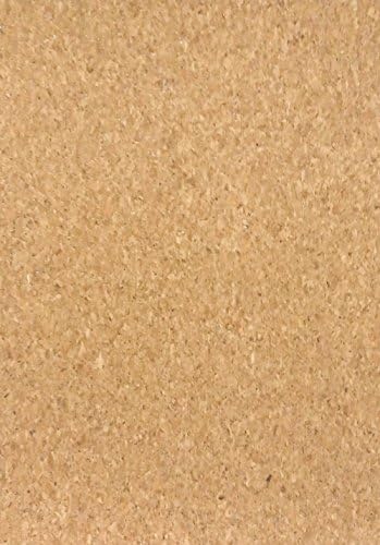 P52, PU Leather Sticker, A4 Sheet (8.27" x 11.69") self-Adhesive, Durable & Water Resistant, Multi-Purpose, Ideal for Art & Craft Making, 2 Sheets (Cork - Board)