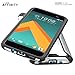 Poetic Affinity Slim Fit Dual Material Protective Bumper Case for HTC 10 - Black/Clear