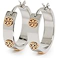 Tory Burch Women's Miller Stud Hoop Earrings
