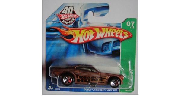 hot wheels dodge challenger funny car