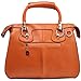 MG Collection Marissa Top Handle Doctor Shoulder Bag, Orange, One Size
