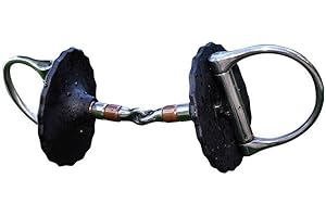 BR Acavallo Unisex's Black Bit Guards Pair, One Size