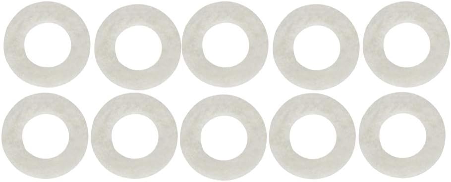 Trumpet Washers Pad 10 Pcs Valve Felt Washers Cushion Pad Brass Trumpets Musical Instrument Accessory: Musical Instruments