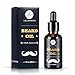 Beard Oil for Men，All Natural Leave in Conditioner and Softener Organic Gentlemen's Beard Care Oil 1oz .