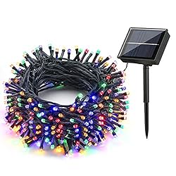 Joomer Solar Christmas Lights, 105ft 300 LED 8