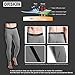 [DRSKIN] Compression Tight Pants or Shirts Base Layer Running Leggings Men Women (XL, Simple G03)