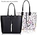 Black Purse, COOFIT Womens Purses and Handbags Shourder Bag Reversable Tote Bag Black