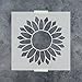 Sunflower Stencil - Sunflower, Flower Stencils, Nature Stencil, Stencil for Painting, Small Stencil