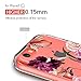 luolnh Compatible with iPhone 5C Case Slim Shockproof Clear Floral Pattern Soft Flexible TPU Back Cover Case -Purple Rose