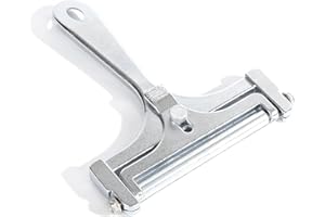 Ergonomic Adjustable Slicer - Handheld Design with Replacement Wires for Cheese Blocks