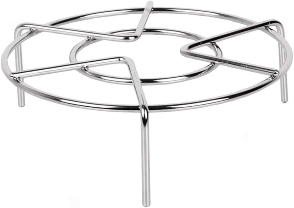 Pressure Cooker Trivet Food Vegetable Steamer Shelf Metal Wire Steaming Rack Tray Basket Stand Pressure Cooker Wok Pan Kitchen Gadget 2-3/8in Height 6CM Tall