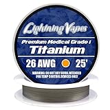LV Titanium Grade 1 Wire 26 AWG - 25'