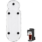 Transparent Acrylic Coffee Maker Slider Tray &ndash; Coffee Maker Slider Tray for Countertop, Compatible with Ninja Pods &amp; Grounds Coffee Maker PB051 &amp; PB041, Perfect Fit for Single-Serve Machines