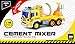 Think Gizmos Friction Toys for Boys & Girls - Toy Trucks for Toddlers Toy for 2 3 4 5 Year Old Boy Or Girl (Cement Mixer)