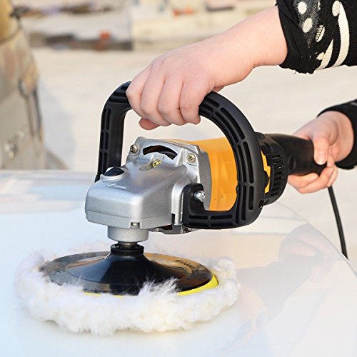 Simply Silver - Car Buffer - New 7" Electric 6 Variable Speed Car Polisher Buffer Waxer Sander Detail Boat