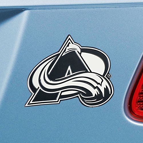NHL Colorado Avalanche Emblem, 3" x 3.2"/Small, Black