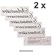 2 x Submissive Temporary Tattoo Lettering in Black - Fetish Kinky Tattoo