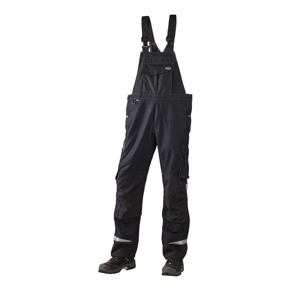 J.A.K. 160351104 Series 1603 65% Polyester/35% Cotton Overalls Black/Grey, 58 R (41/32) Size