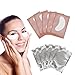 AHIER 100 Pairs Under Eye Pads Lint Free Lash Extension Eye Gel Patches for DIY False Eyelash Extension Makeup,Eye Mask Beauty Tool