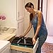 CleverMade Collapsible Laundry Caddy - Black Charcoal 1 Pack 64L / 17 Gal - Foldable Storage Organization Container Clothes Room Storage Solution
