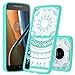 Moto G5 Plus Case,Motorola Moto G5 Plus Phone Cases,AnoKe Mandala Flower Cute Girls Women Ultra Thin Slim Fit Hard Cover TPU Bumper Phone Cover Cases for Motorola G5 Plus XT1687 Unlocked TM CH Mint