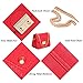 TOYOOSKY Small Crossbody Bag Purses For Women Mini Size Chain Shoulder Red Purse Gift Evening Bags Cute for Sports Concert Prom Party Present