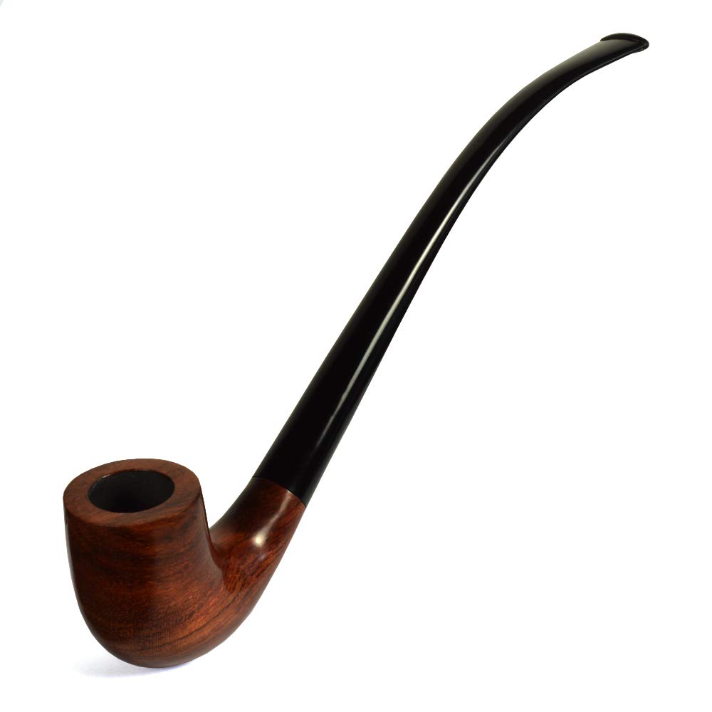Photo 1 of 10.2'' Long Tobacco Smoking Pipe - (26cm) for 9mm Filter. Worldwide Shipping.