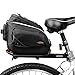Ibera Bike Bag Mini Commuter 9.5L - Clip-On Bike Rack Bag with Shoulder Strap - Hard Base Reflective Trim Taillight Compatible - Bicycle bag for Folding & Small Bikes, PAKRAK ONLY FOR IBERA MINI RACKS