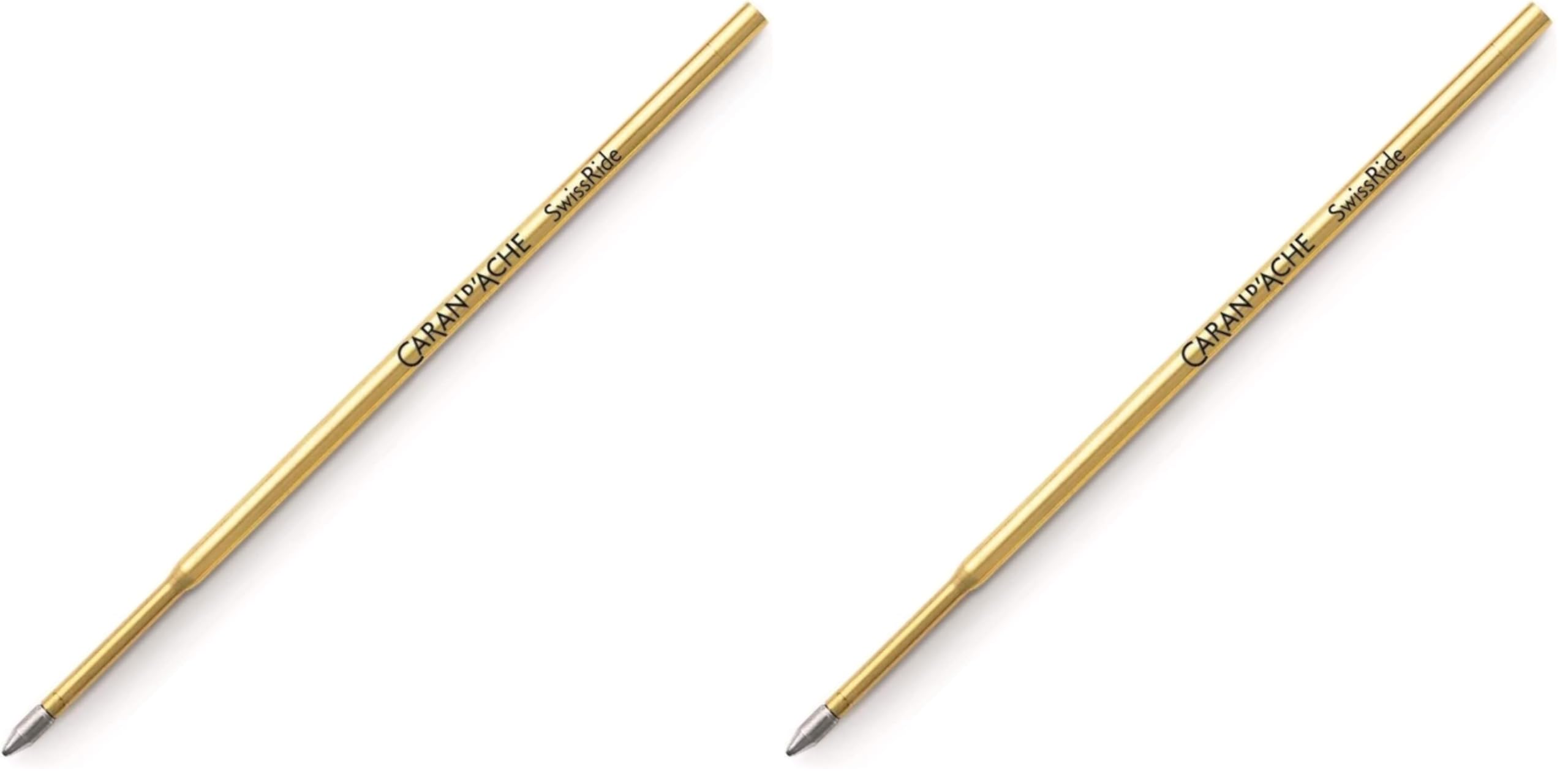 CARAN D'ACHE 8528.000 "SwissRide Ballpoint Pen Refill, Black (Pack of 2)
