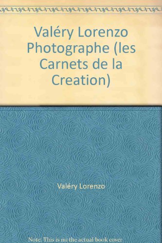 Valéry Lorenzo, photographe