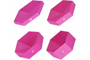 ARSTBETY 4 Layer Stained Glass Succulent Soldering Jig, 5/6 Petal Bloom Stained Glass 3D Flower Succulent Soldering Jig 10° 20° 30° 40° (6 Petal Pink)