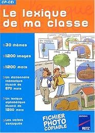 Le  lexique de ma classe, CP-CE1