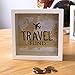 Splosh Change Box Coin Money Savings Fund Jar Container for Dream Fulfillment (Travel Fund)
