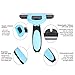ICODE Dog Brush, Pet Grooming Deshedding Tool for Medium & Large Dogs and Cats, with Short to Long Hair. Dramatically Reduces Shedding in Minutes Guaranteed! (Blue-1)