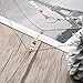 Jovono Necklace Choker with Alloy Sequin Gold Clavicle Necklace For Women and girls