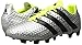 adidas Men's ACE 16.4 FxG Soccer Shoe, Silver Metallic/Black/Electricity, 9 M US