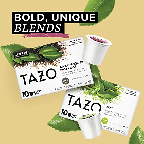 TAZO KCups for Bold Traditional BreakfastStyle Black Tea, 10 Tea Bags