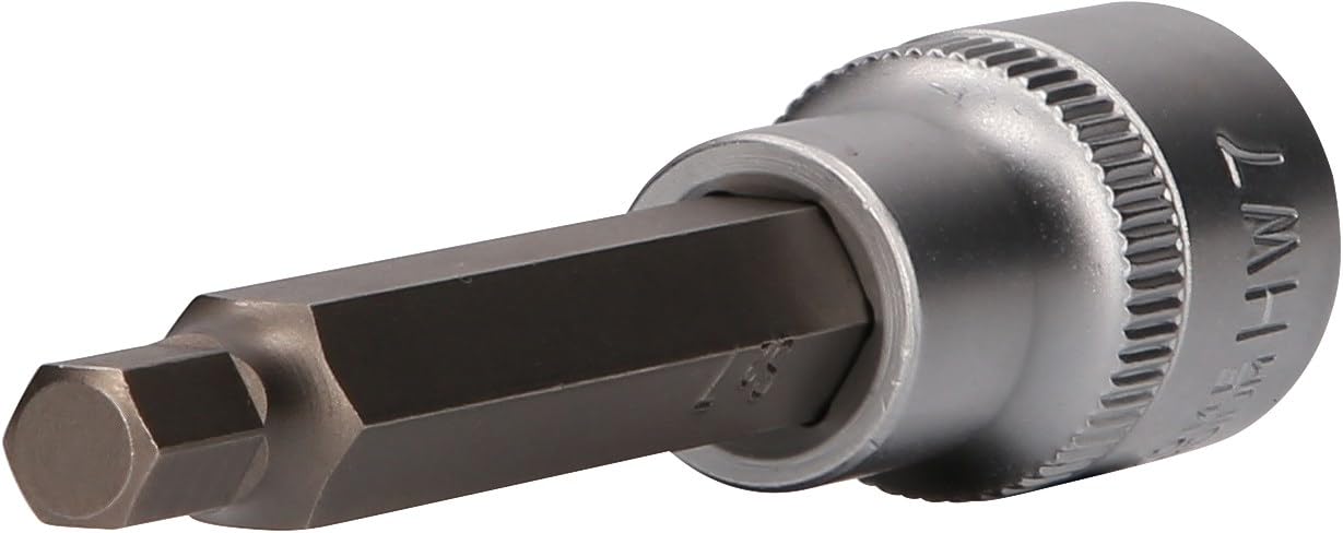 Brilliant Tools BT022872 1/2-Inch Hexagonal Screwdriver, 100 mm, 7 mm Insert