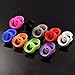 Longbeauty 22pcs/18pcs Soft Silicone Ear Gauges Flesh Tunnels Expander Stretchers Piercing Mixed Color Set (9 Pairs of Gauge=3mm(8g))