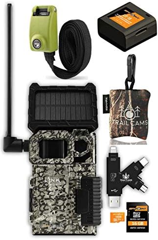 SPYPOINT Link-Micro-S-LTE Solar Cellular Trail Camera - Includes Battery, SD Card & Mount For Wireless Scouting