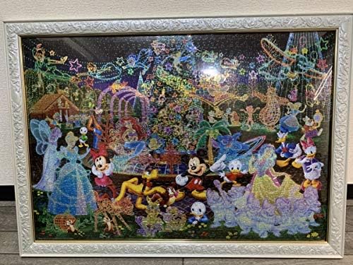 完成品ディズニー専用1000 ピース メーカー在庫限り品 パズル フレーム パネル Disney ミッキー スティッチ みっきー シンデレラでぃずにー アリエル ドナルド アラジン