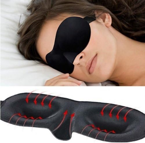3D Natural sleep mask &amp; blindfold, super-smooth eye mask (Lifetime Warranty)