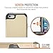 Trianium iPhone SE Case (2016 Edition), [Protak Series] Ultra Protective Bumper Dual Layer + Shock-Absorbing Cover for Apple iPhone SE & iPhone 5S & iPhone 5 - Champagne Gold