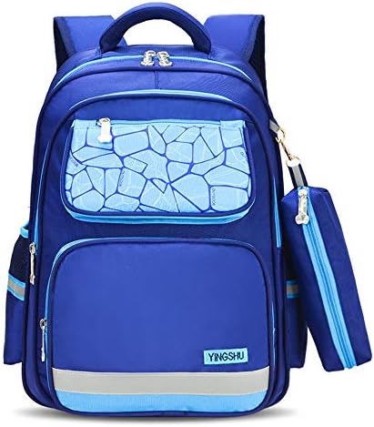 WOTR School Backpack for Girls Printed Primary Middle High School Daypack,Backpack for Kids Waterproof Schoolbag Waterproof Lightweight Reflective Backpacks,skyblue
