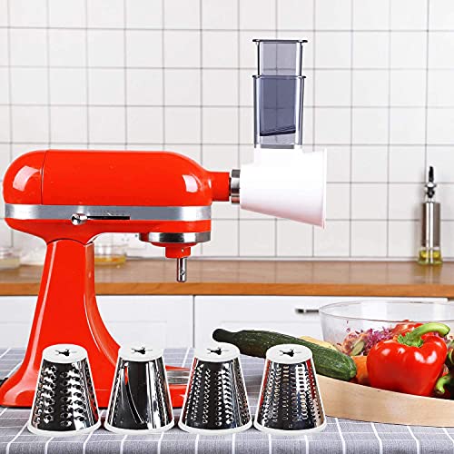 Slicer Shredder Attachment for KitchenAid Stand Mixers, Cheese Shredder