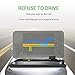 Techstick 6-inch Cell Phone Holder, GPS Navigation Image Reflector, Car Dash Mount for Head Up Display Device (HUD) Smartphone