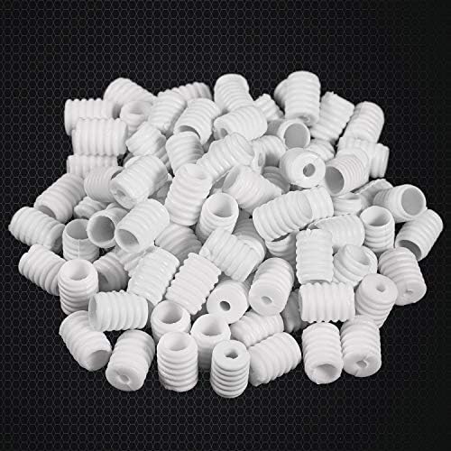200 Pcs Cord Locks Silicone Toggles for Drawstrings Elastic Cord