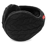 Unisex Winter Earmuffs Knit Ear Warmers for Women Foldable